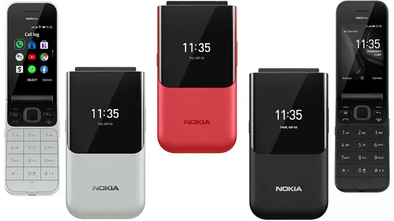 گوشی موبایل نوکیا (بدون گارانتی) مدل Nokia 2720 Flip دو سیم کارت gallery4