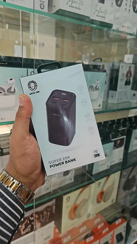 پاوربانک گرین 20 هزار لیون مدل Green Lion Super 20K Power Bank gallery0